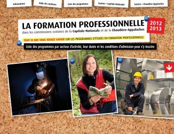 LA FORMATION PROFESSIONNELLE - Inforoute FPT