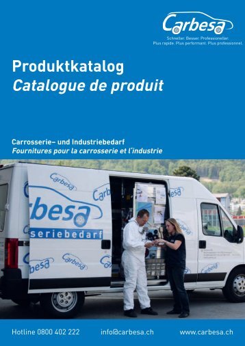 Produktkatalog Catalogue de produit - Carrosserie