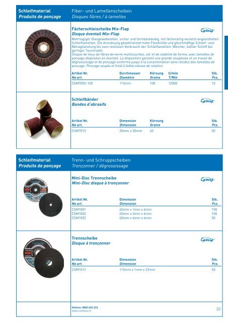 Produktkatalog Catalogue de produit - Carrosserie