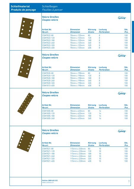 Produktkatalog Catalogue de produit - Carrosserie