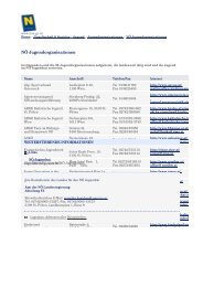 NÖ Jugendorganisationen - Das Land Niederösterreich