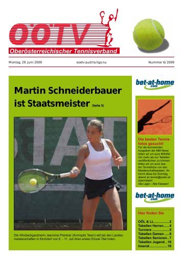 Martin Schneiderbauer ist Staatsmeister - TSV St. Georgen an der ...