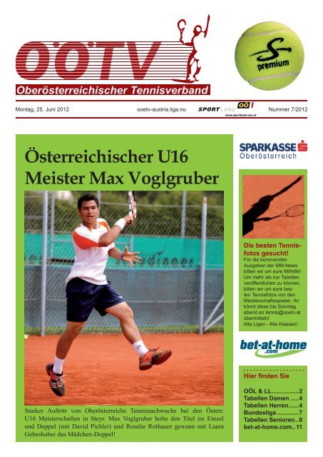 Österreichischer U16 Meister Max Voglgruber - ASKÖ Steyrermühl ...