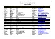 List of Participants - Cefic