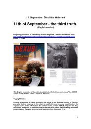 NEXUS magazine: 11th of September - the third truth. - Daniel Estulin