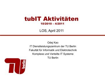 30.6.2011 - tubIT - TU Berlin