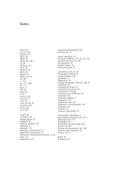 Dietzfelbinger M. Primality testing in polynomial time ... - tiera.ru