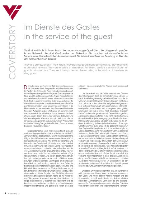 SErVICE & DESIgn - Vienna International Hotelmanagement AG