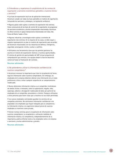 Accenture Code of Business Ethics 2010