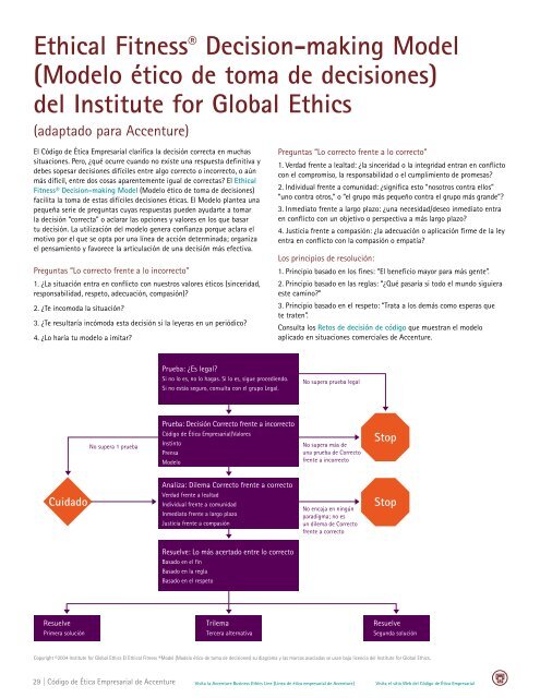 Accenture Code of Business Ethics 2010
