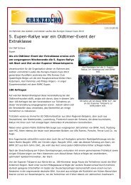 5. Eupen-Rallye war ein Oldtimer-Event der Extraklasse