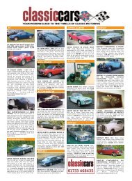classiccars 01733 468435 - Classic Cars magazine