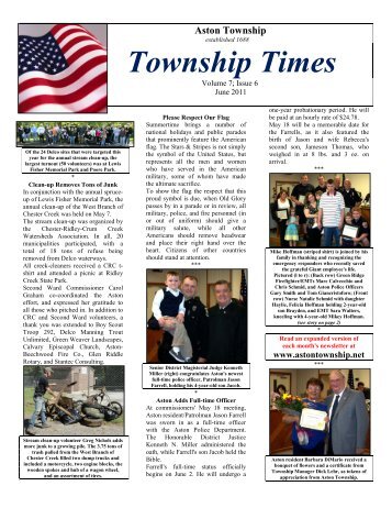 Township Times - Aston Township