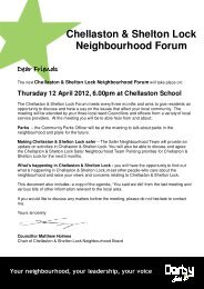 Name Of Forum Derby City Council