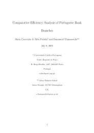 Comparative Efficiency Analysis of Portuguese Bank Branches