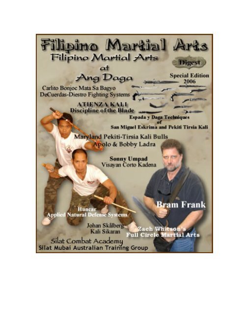 Should FMA's Be Branded as Filipino Stick Fighting?