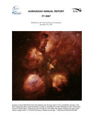 aura/noao annual report fy 2007 - National Optical Astronomy ...