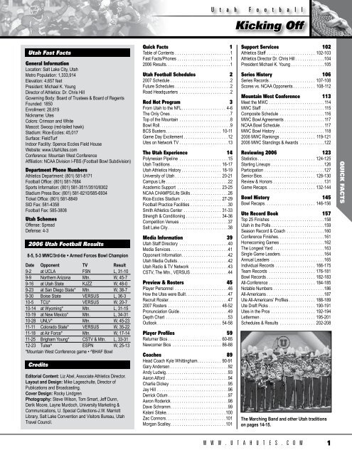 Returner Profiles - of College Football Games