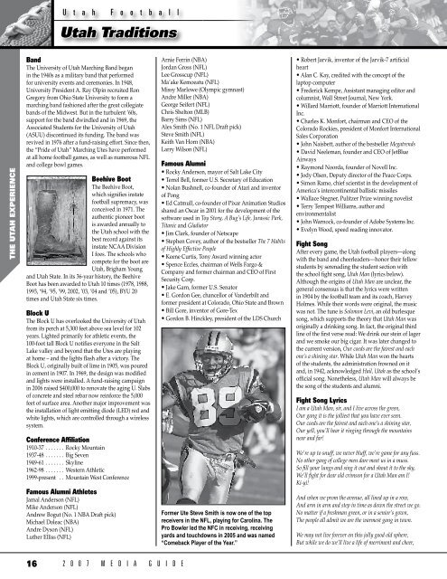 Returner Profiles - of College Football Games