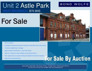 Astle Park, West Bromwich - Bond Wolfe