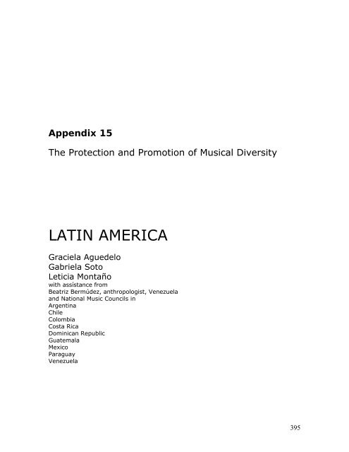 Appendix 6 - International Music Council