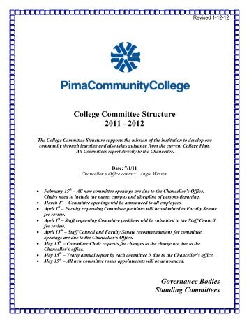 mmittee 1 - Pima Community College