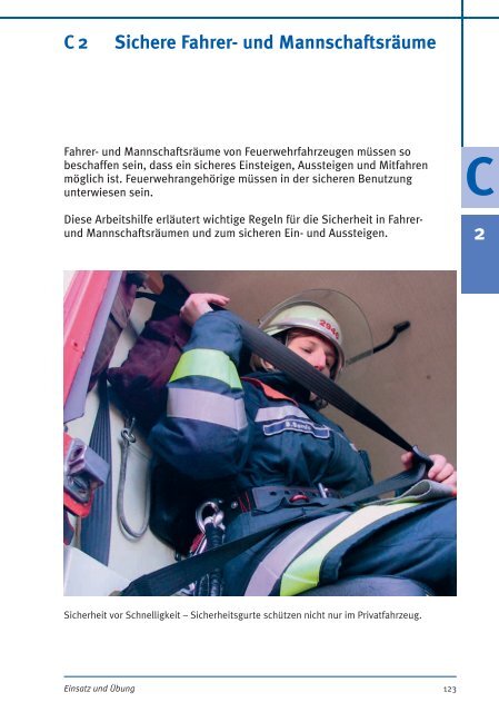 GUV-Information GUV-I 8651 "Sicherheit im Feuerwehrdienst ...