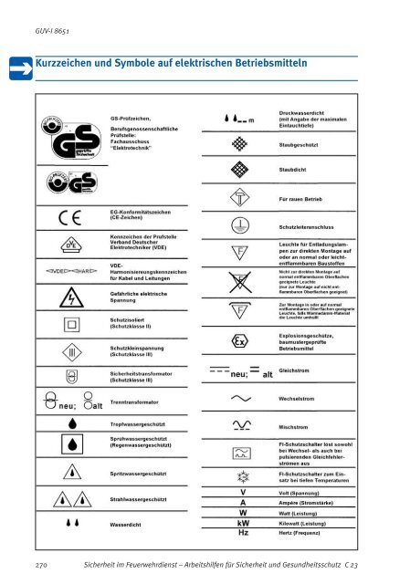 GUV-Information GUV-I 8651 "Sicherheit im Feuerwehrdienst ...