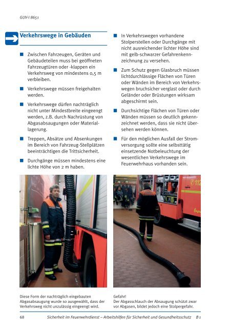 GUV-Information GUV-I 8651 "Sicherheit im Feuerwehrdienst ...