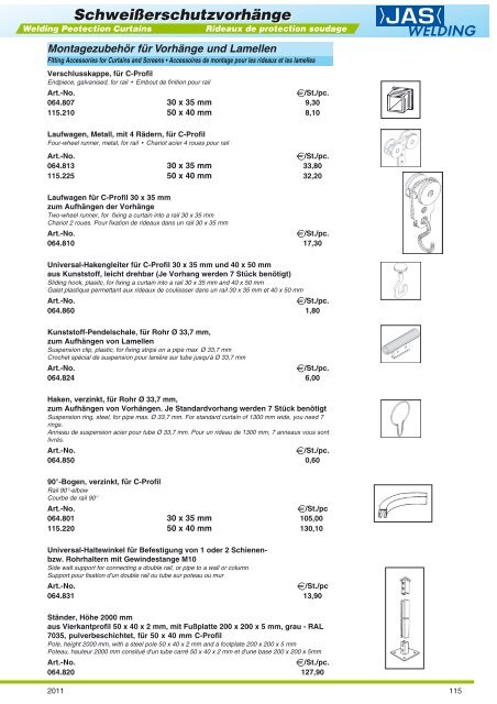 Ersatzteile - JAS-WELDING