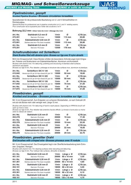 Ersatzteile - JAS-WELDING