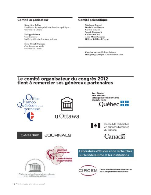 Le « changement - UQAM