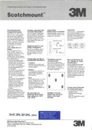 Verklebeanleitung 3M Scotchmount - MAPA plast