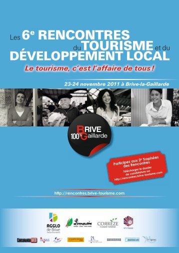 TOURISMEet du Les 6e RENCONTRES - Rencontres Tourisme Brive