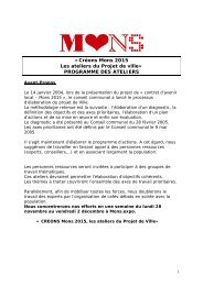 Note d'intention pour les ateliers d'experts