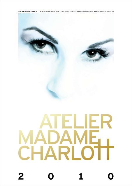ATELIER MADAME CHARLOTT MONDAY TO ... - Martina Loch
