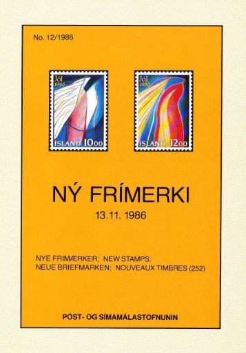 NY FRIMERKI - Stamps.is