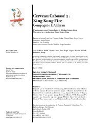Cerveau Cabossé 2 : King Kong Fire - Théâtre du Rond-Point