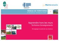 Apprendre hors les murs - Paysage et urbanisme durable