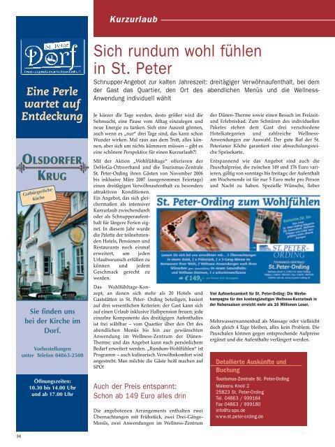 Wellness · Gesundheit · Freizeit - St. Peter-Ording