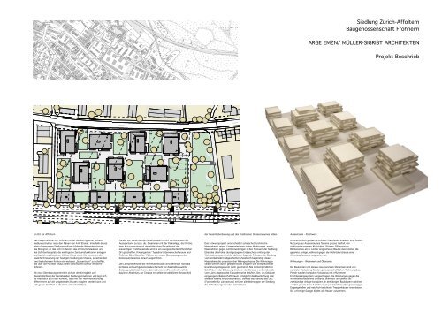 Siedlung Zürich-Affoltern Baugenossenschaft Frohheim ARGE EM2N
