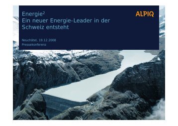EDF hat die Option - Alpiq