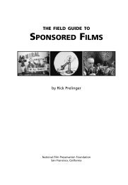 Field Guide to Sponsored Films - National Film Preservation ...