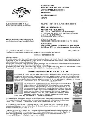 Militaria-Katalog Frühjahr 2012 Teil 1 - Stöhr