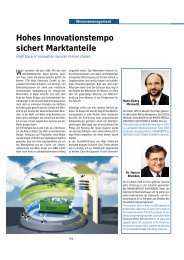 Hohes Innovationstempo sichert Marktanteile - Ebn24