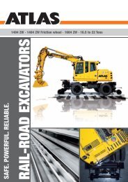 Rail-road excavators - ATLAS Maschinen GmbH