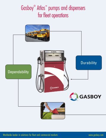Gasboy® Atlas™ pumps and dispensers for fleet operations