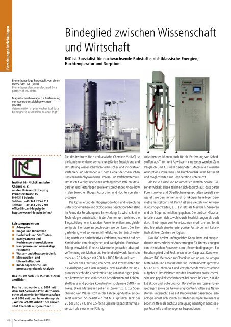 Forschungsatlas Sachsen 2012 - Wirtschaftsjournal