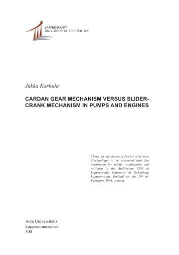 design of slider crank mechanism pdf
