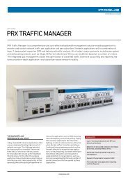 PRX TRaFFIc MaNageR - Ipoque